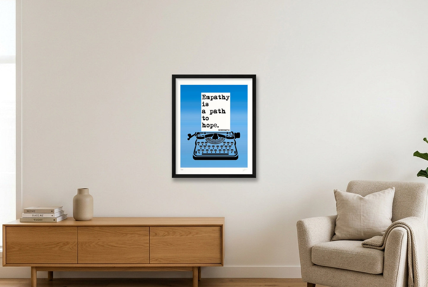 Empathy — 40×50cm, 16×20" Black Frame