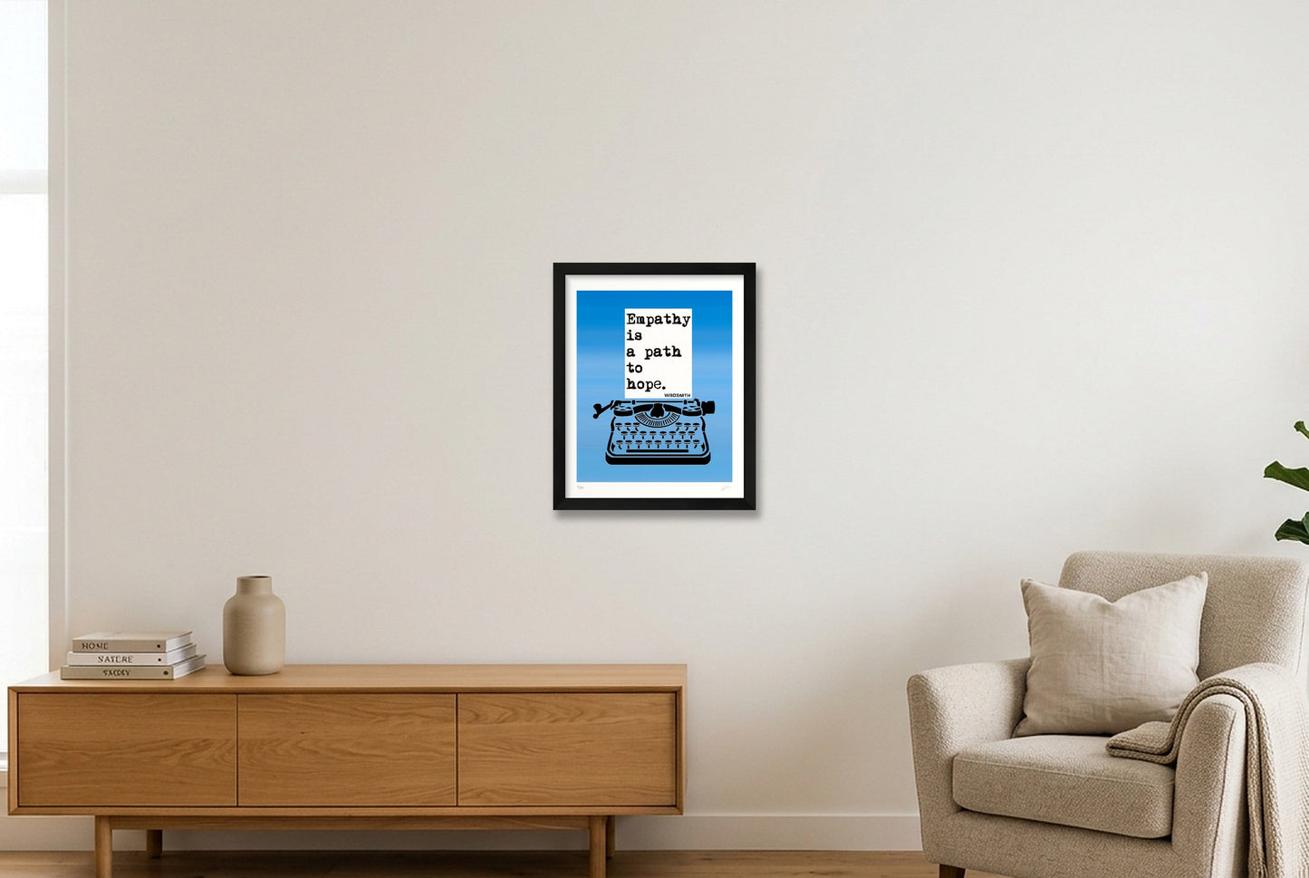 Empathy — 28×35cm, 11×14" Black Frame