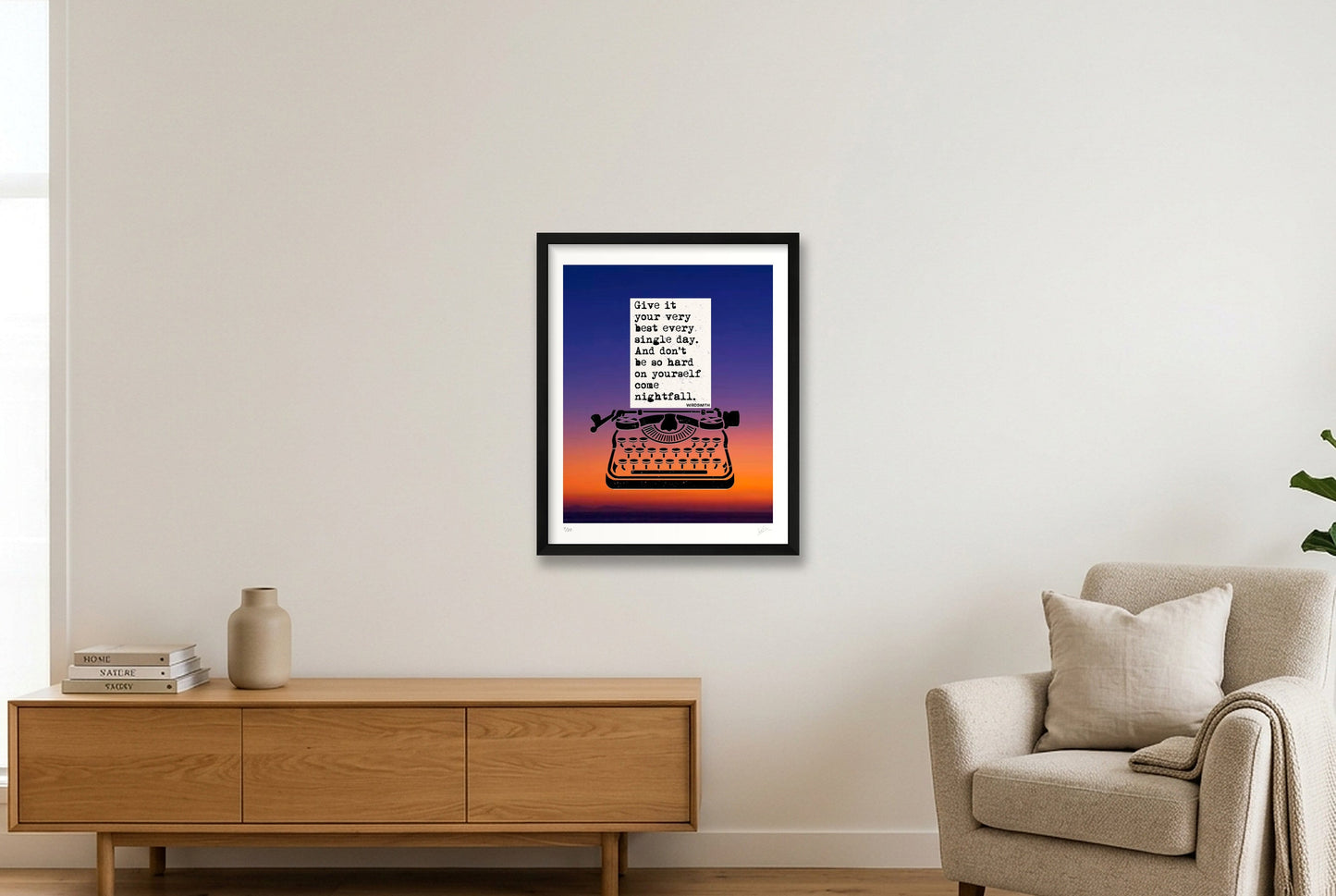 Nightfall — 40×50cm, 16×20" Black Frame