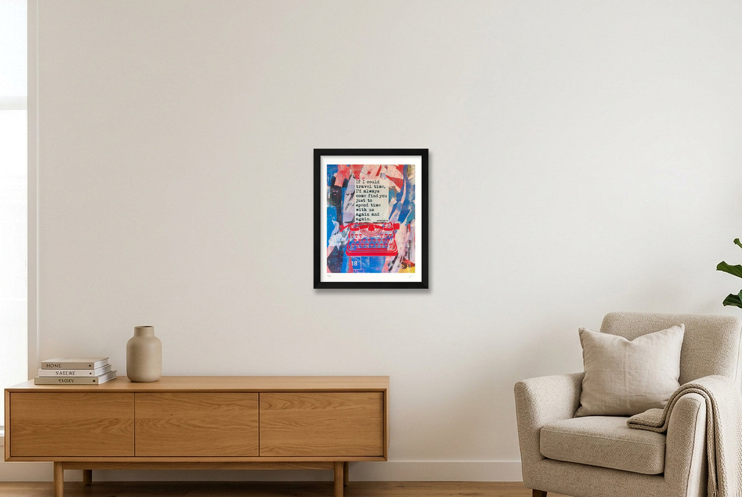 Travel Time — 28×35cm, 11×14" Black Frame
